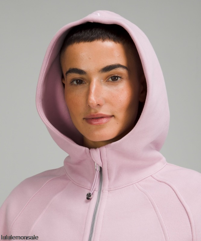 Lululemon Damen DELULU181 | Lululemon Deutschland Pink Peony Scuba Oversize-Hoodie Mit Halbem Reißverschluss